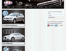 Tablet Screenshot of 123parts.nl